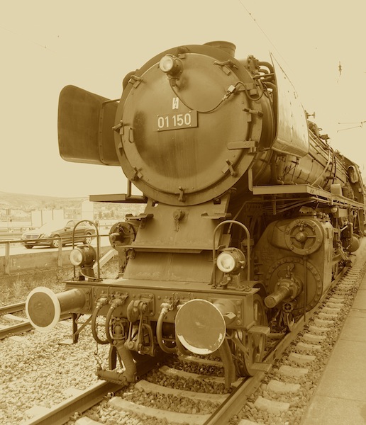 Die Lok 01 150 von 1935 war die Attraktion für viele Schaulustige an der Bahnstrecke / © Redaktion FrontRowSociety.net