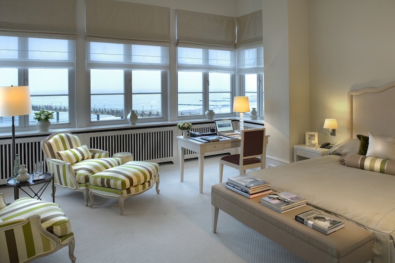 Die attraktiven Deluxe Zimmer im Grand Hotel Heiligendamm - atemberaubende Sicht auf die Seebrücke und die Ostsee / © Grand Hotel Heiligendamm