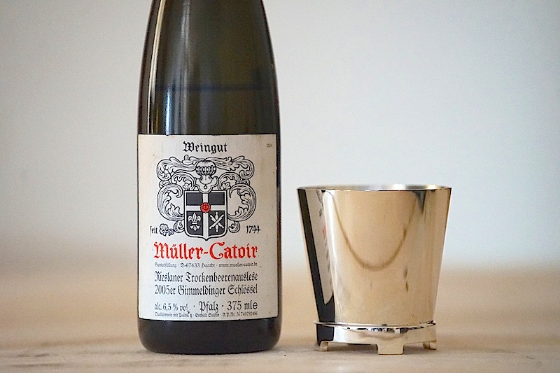 Eine fantastische Trockenbeerenauslese vom Weingut Müller-Catoir: Der 2005er Gimmeldinger Schlössel