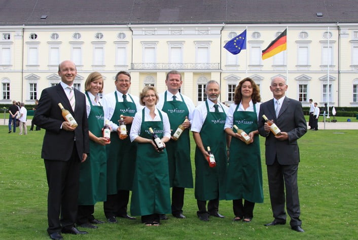 VAN NAHMENs Fruchsäfte sind auch beim Sommerfest des Bundespräsidenten beliebt / © VAN NAHMEN