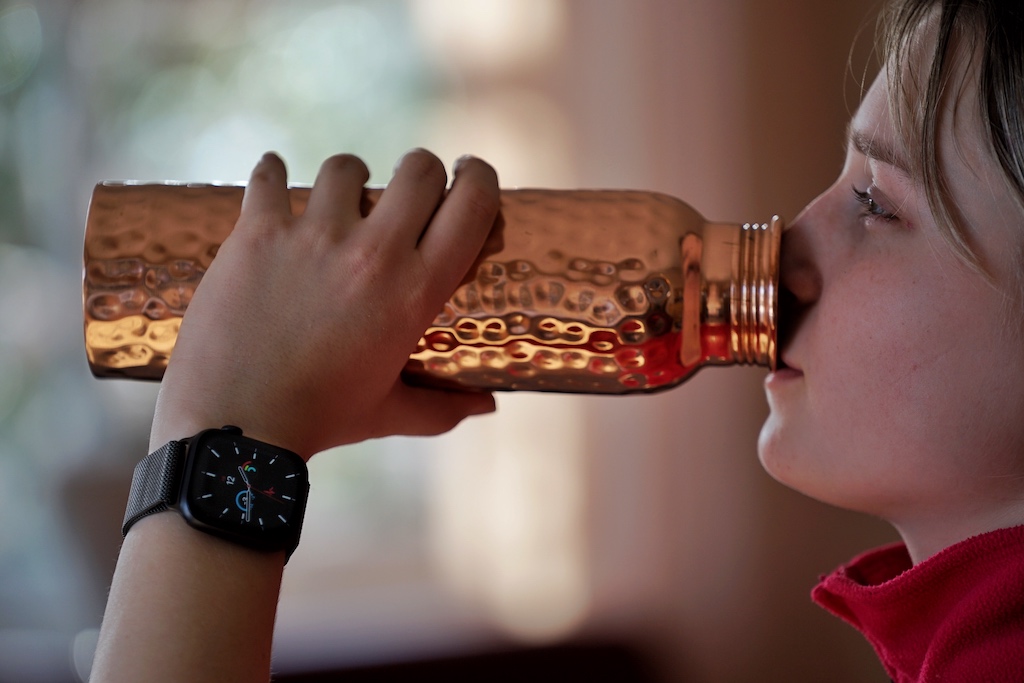 Apples Gesundheits-Anwendung „Health“ informiert, ob man genügend getrunken hat