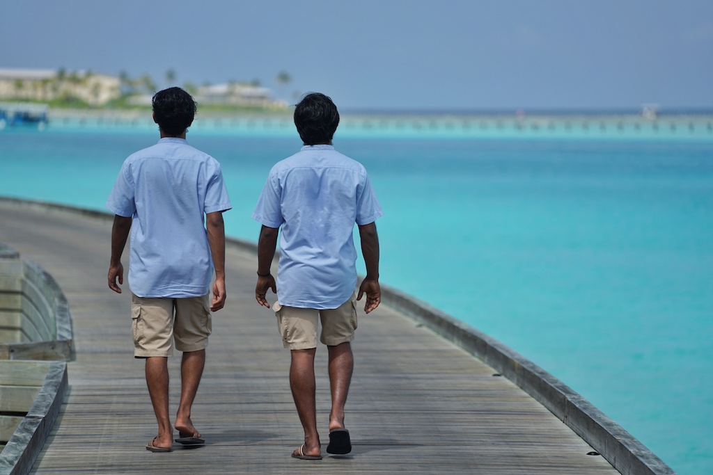 Dhivehi, die Einwohner der Malediven, agieren umweltbewusst und nachhaltig