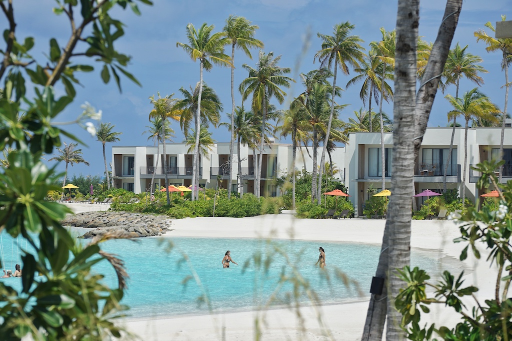 Im kultigen Harrd Rock Hotel Maldives verbringen Junggebliebene ihren Urlaub ...