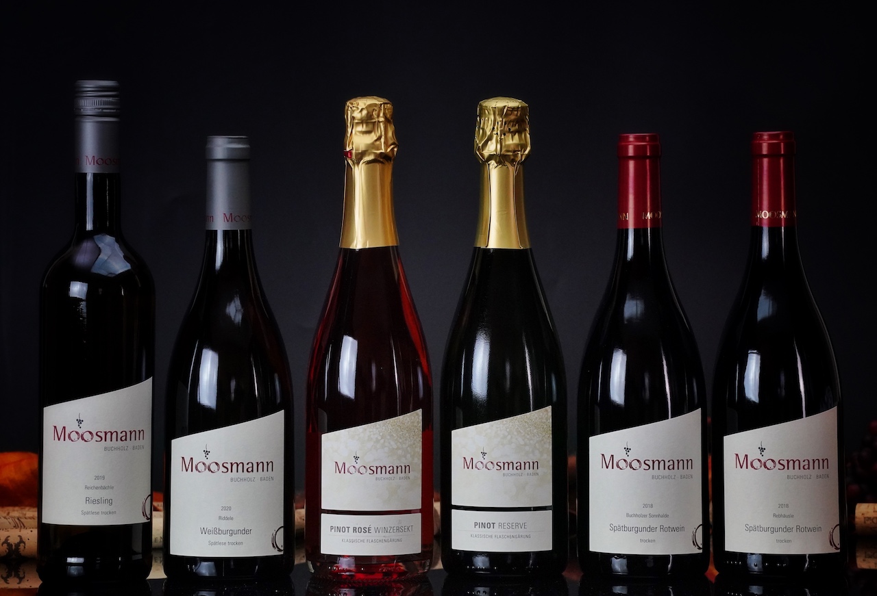Die Produktpalette des Weinguts Moosmann kann sich sehen lassen, erst recht im Spitzensegment