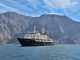 Das Boutique-Kreuzfahrtschiff MS Elysium in den Fjorden des Oman