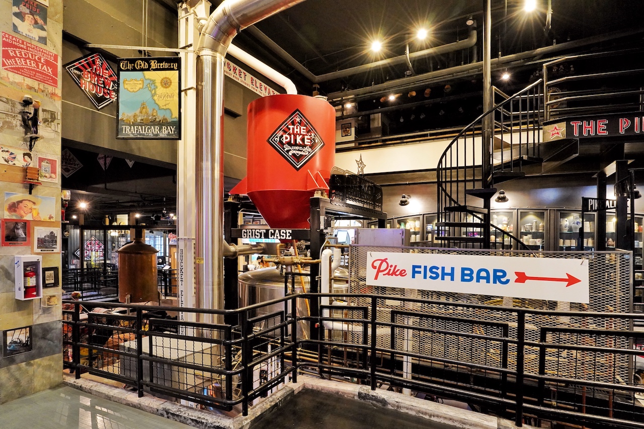 The Pike Brewing Company in Seattle ist ein Labyrinth von Braustuben, auf verschiedenen Ebenen - aber dennoch sehr urig