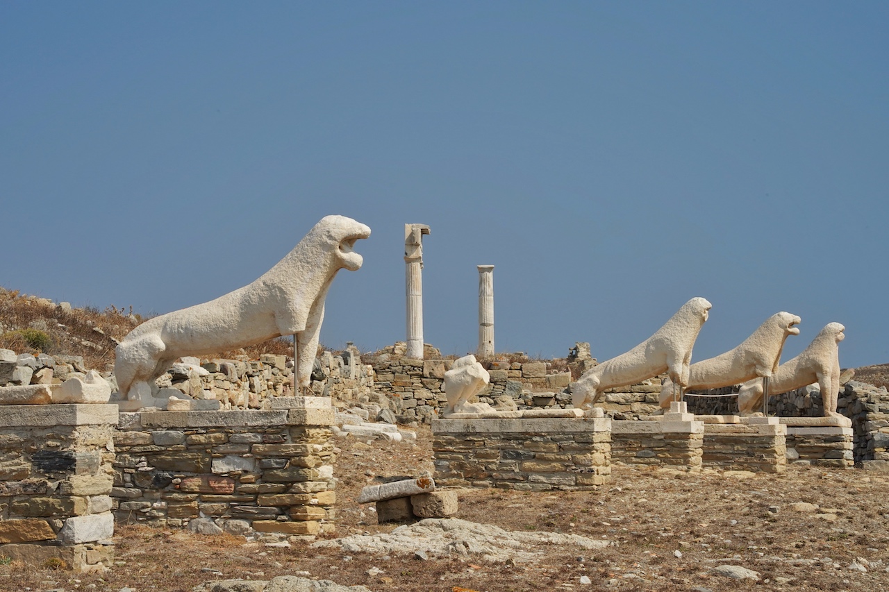 Delos ist bekannt für seine historischen Funde