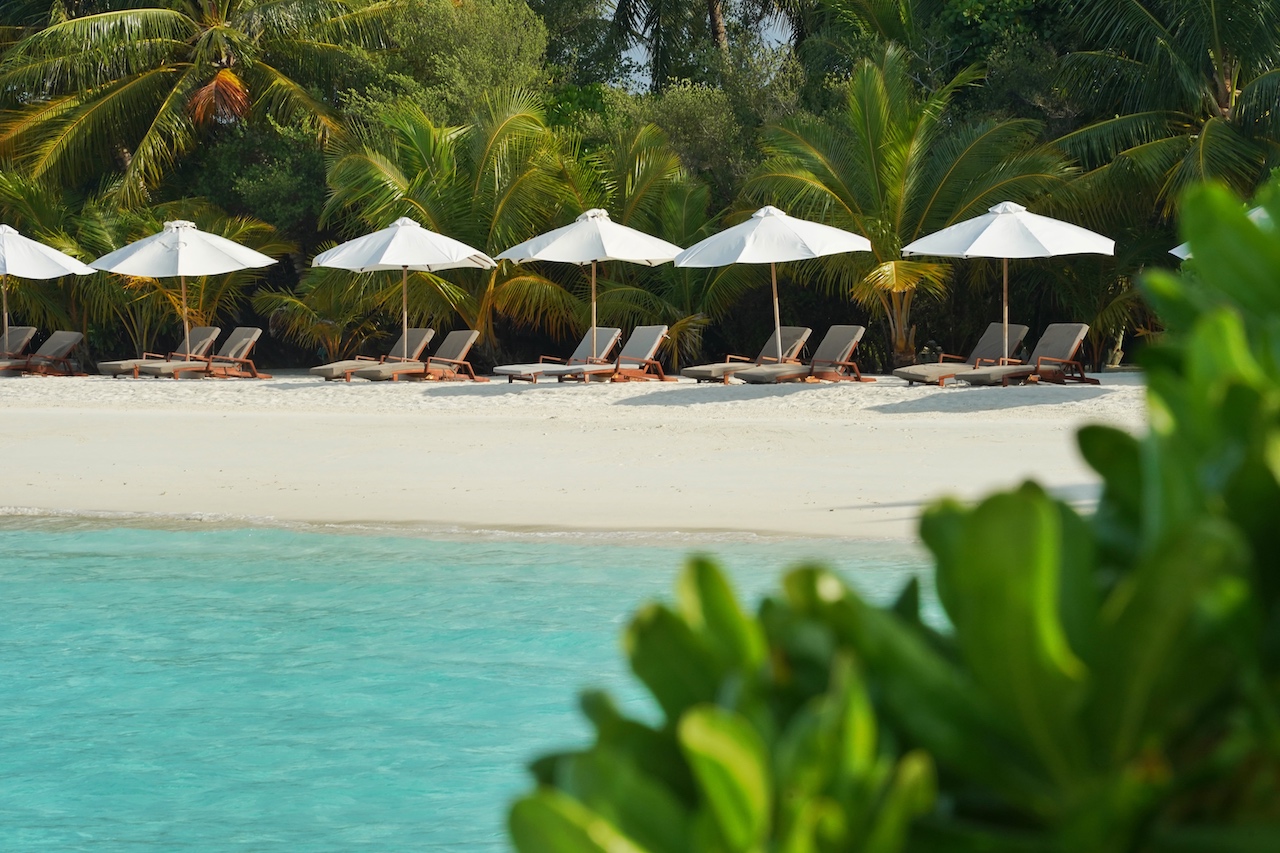 Entspannung am Strand - auf den Malediven ein Muss