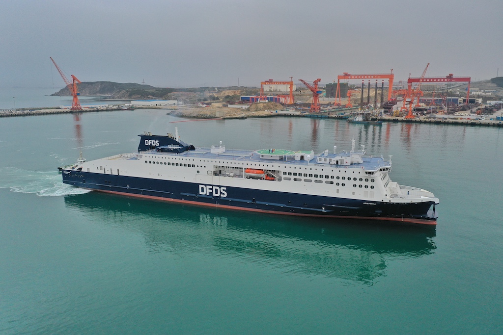 Die “Cote d’Opale“ der dänischen Reederei DFDS gehört zu den E-Flexer-Fähren, die der Stena-Konzern verchartert hat
