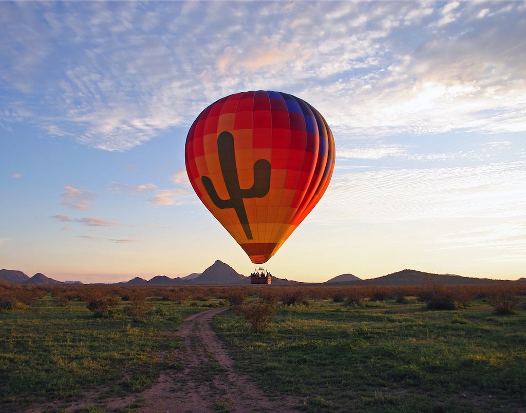 Eine Ballonfahrt in der Wüste ist ein einmaliges, erhabenes Erlebnis