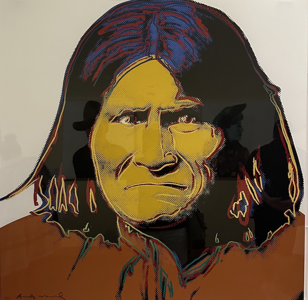 Im Museum of the West ist auch Andy Warhols Geronimo zu finden